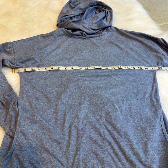 Merrell Helio Hooded Cowl Pullover Top Shirt Baselayer Purple MEDIUM #JWS22337 - Picture 7 of 12